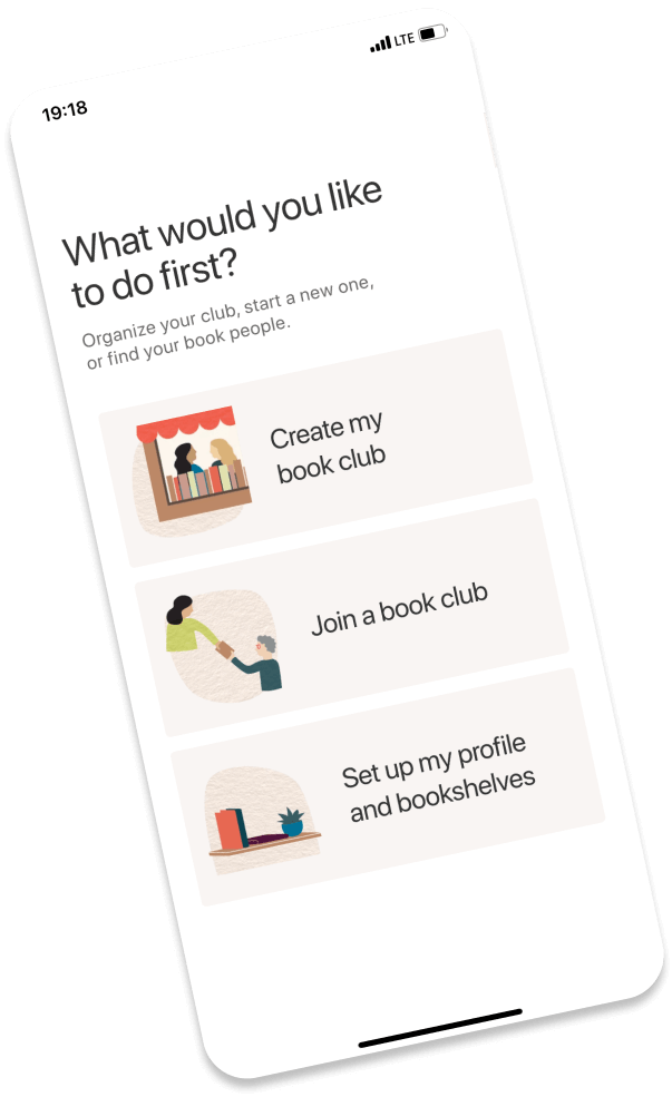 Left Mobile App Screen